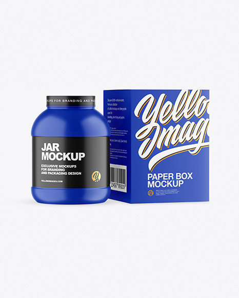 Plastic Jar with Box