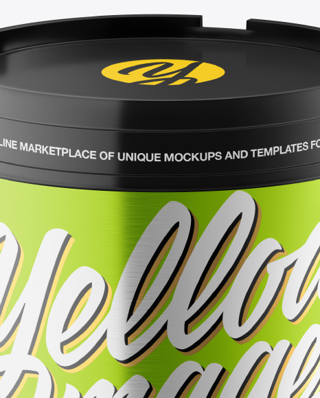 Metallic Ice Cream Cup Mockup PSD #2