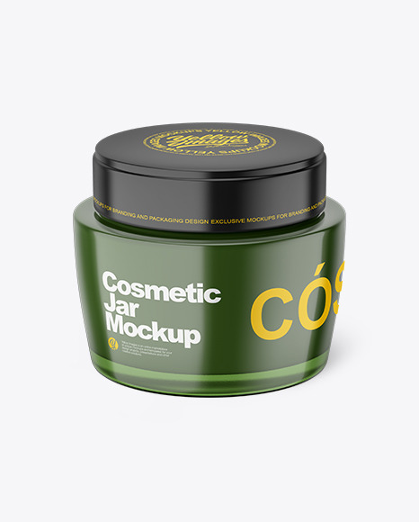 Cosmetic Jar Mockup