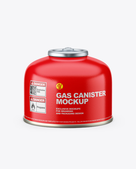 100g Gas Canister Mockup