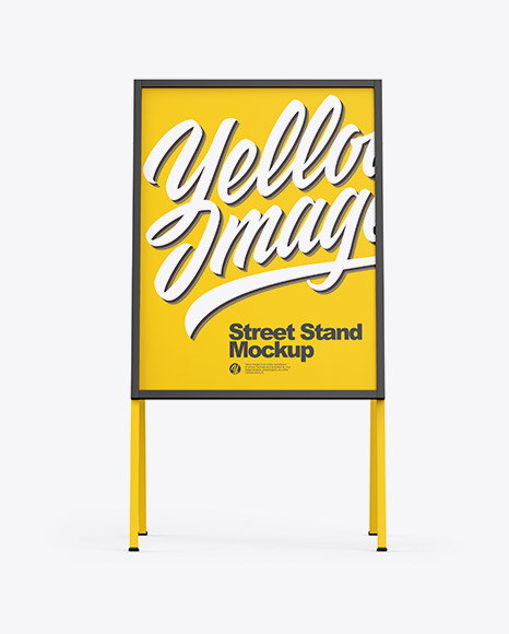 Street Stand Mockup - Free Download Images High Quality PNG, JPG