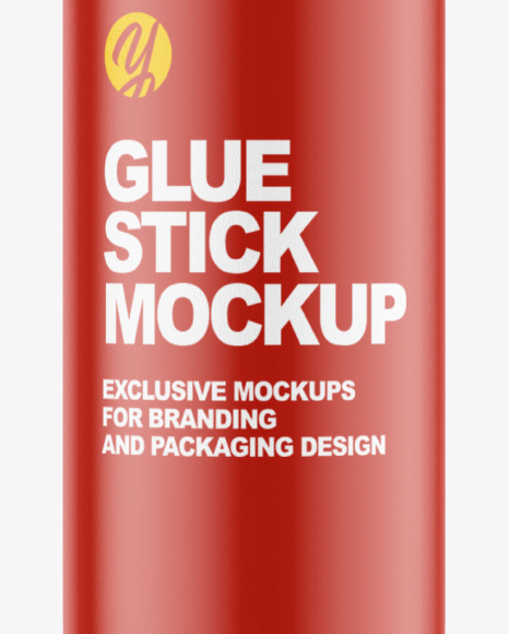 Matte Glue Stick Mockup PSD #7