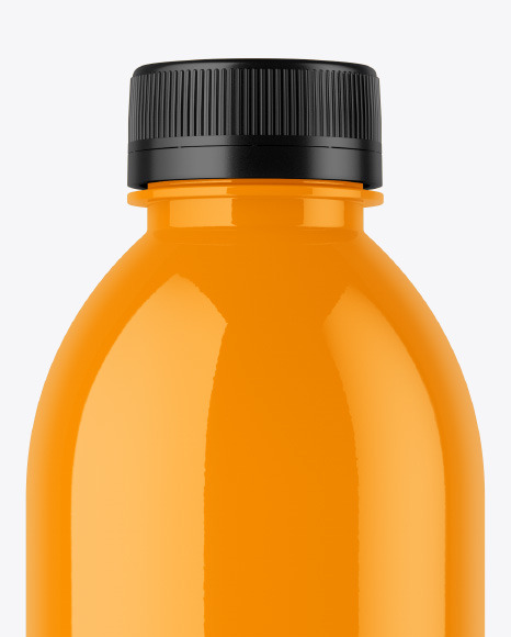 Glossy Plastic Bottle Mockup PSD #2