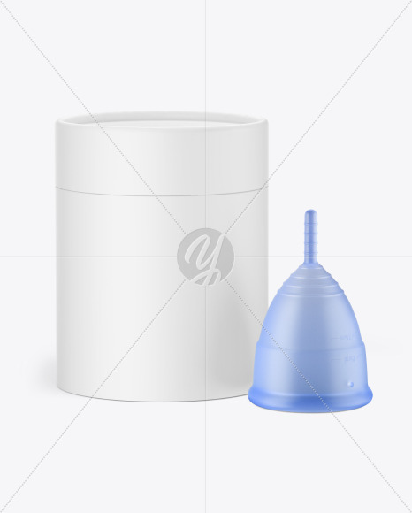 Menstrual Cup with Tube Mockup