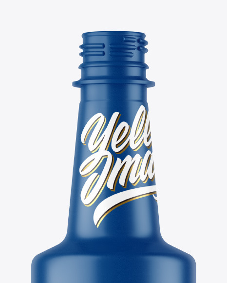 Matte Plastic Bottle Mockup PSD #1