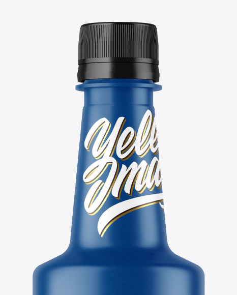 Matte Plastic Bottle Mockup PSD #6