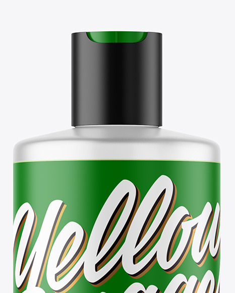 Frosted Soap Plastic Bottle Mockup PSD #2
