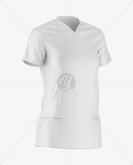 Download T Shirt With Label Mockup Half Side View In Apparel Mockups On Yellow Images Object Mockups