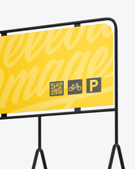 Bike Parking Mockup PSD #6