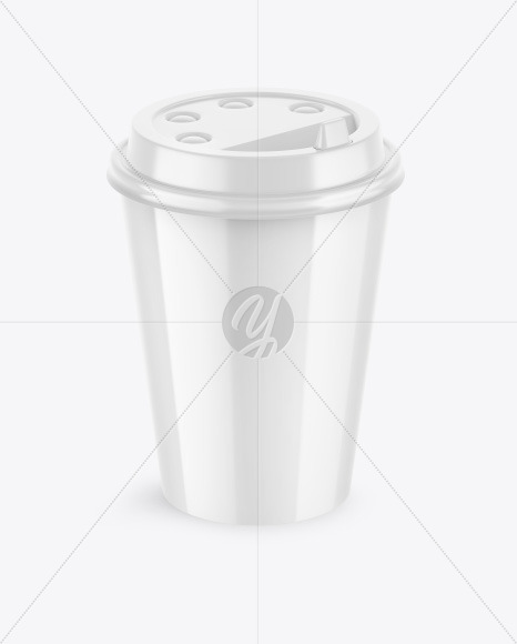 Glossy Coffee Cup Mockup PSD #1