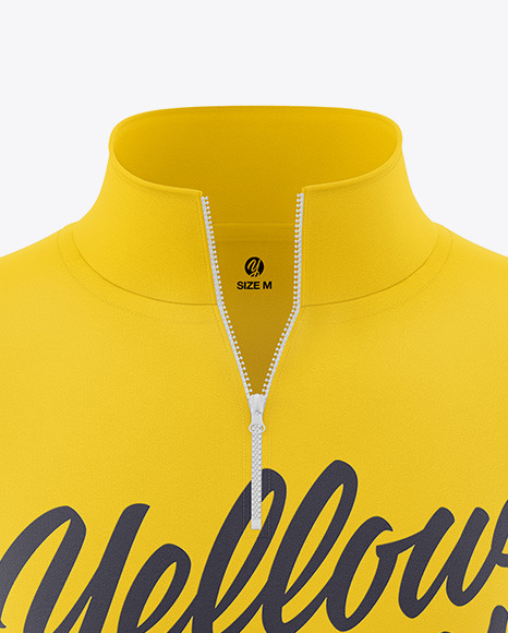 Men s Zip Sweatshirt Mockup   Front View PSD #2