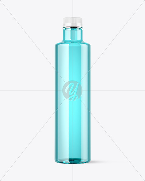 Colored Plastic Bottle Mockup Colored Plastic Bottle Mockup