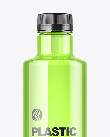 Colored Plastic Bottle Mockup PSD #2