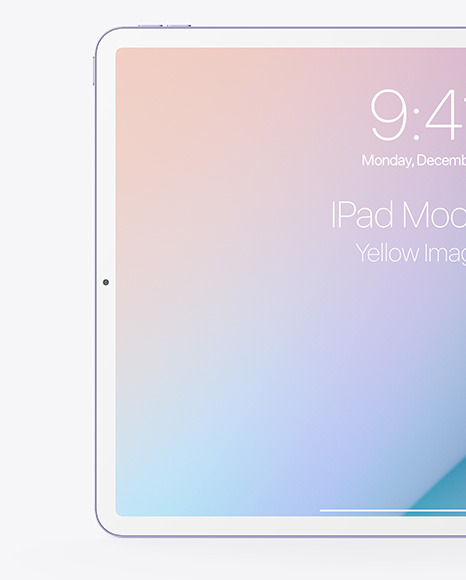 Clay Apple iPad Pro w  Pen Mockup PSD #3