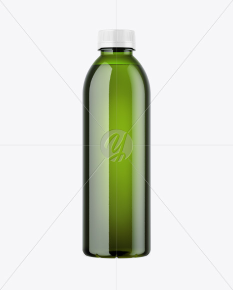 Green Plastic Bottle Mockup Green Plastic Bottle Mockup