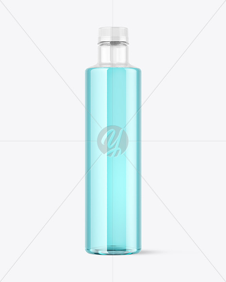 Clear Plastic Drink Bottle Mockup Clear Plastic Drink Bottle Mockup