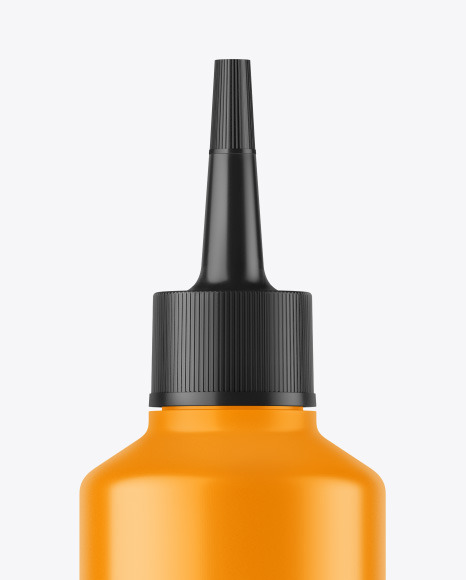 Matte Plastic Bottle w  Spout Cap Mockup PSD #2