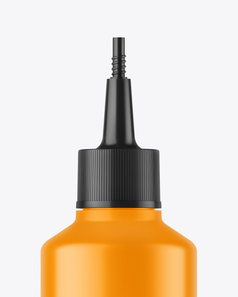 Matte Plastic Bottle w  Spout Cap Mockup PSD #1