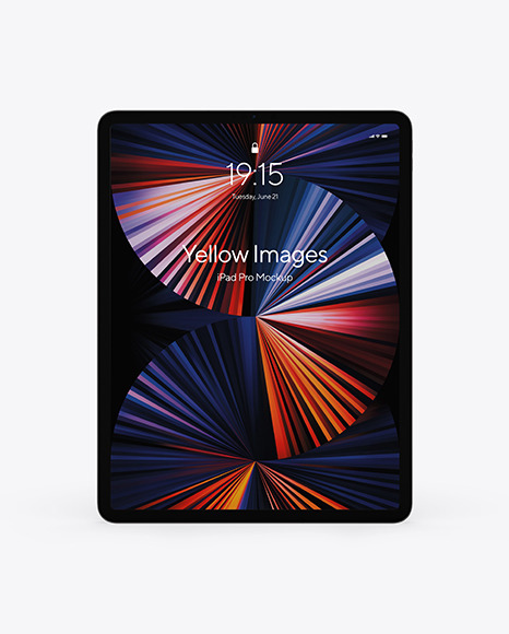 iPad Pro Space Gray Mockup