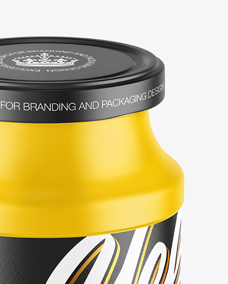 Plastic Sauce Jar Mockup PSD #6