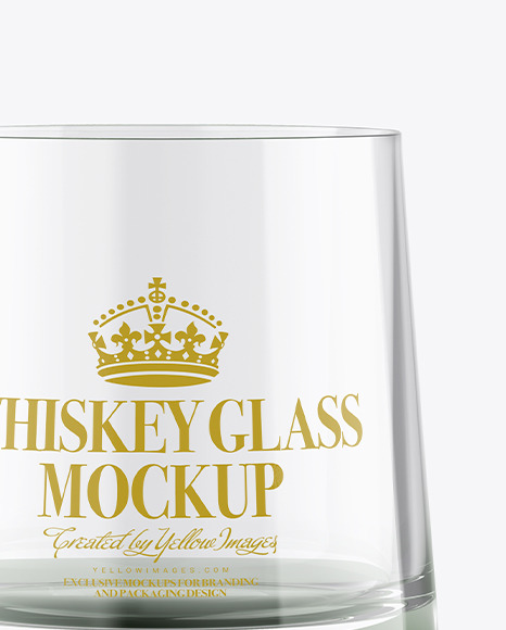 Whisky Glass Mockup PSD #4