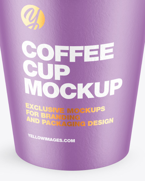 Paper Coffee Cup Mockup PSD #6