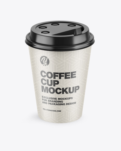 Paper Coffee Cup Mockup PSD #2