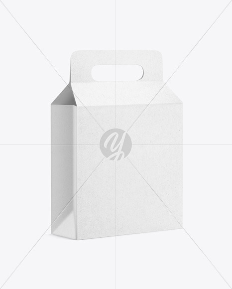 Download Paper Bag With A Window Mockup In Bag Sack Mockups On Yellow Images Object Mockups