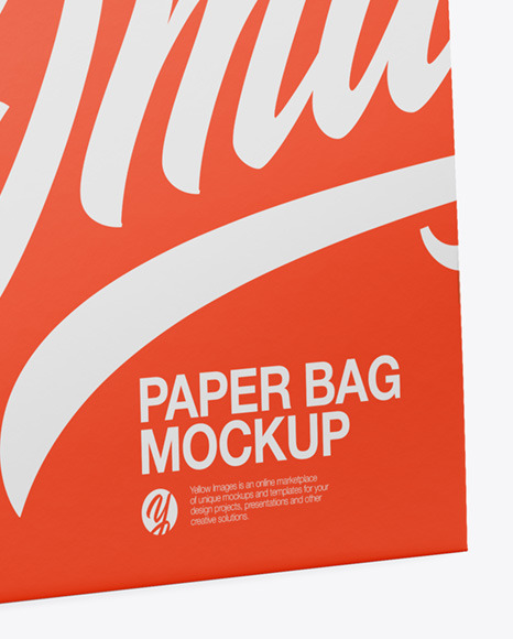 Paper Bag Mockup PSD #4