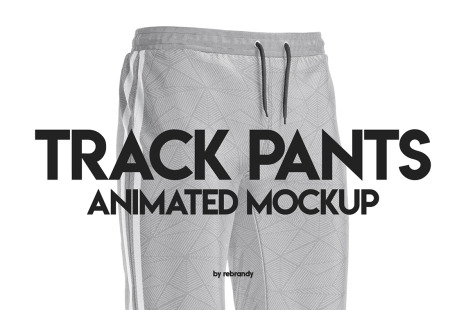 Download Track Pants Animated Mockup In Apparel Mockups On Yellow Images Creative Store