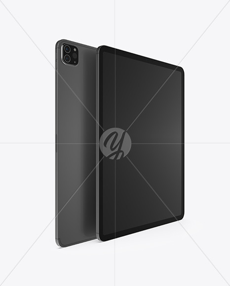 iPad Pro Space Gray Mockup PSD #1