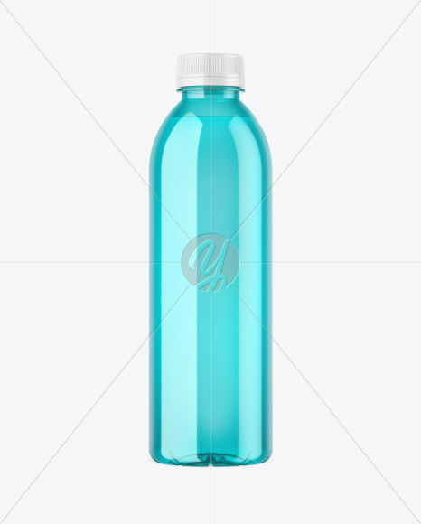 Colored Plastic Bottle Mockup Colored Plastic Bottle Mockup