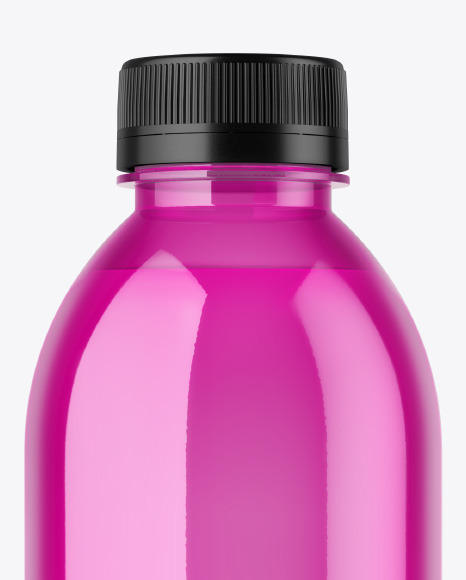 Colored Plastic Bottle Mockup PSD #2