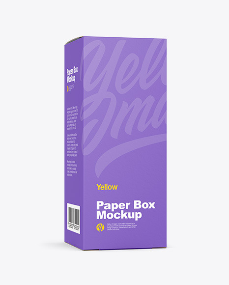 Matte Stick Sachet w  Paper Box Mockup PSD #2