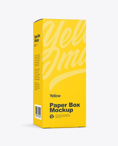 Kraft Stick Sachet w  Paper Box Mockup PSD #2