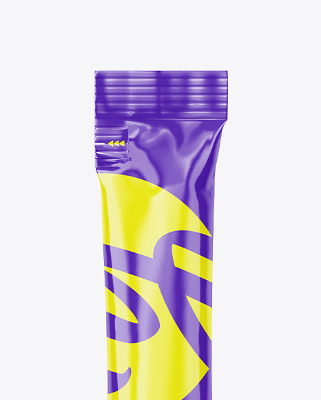 Glossy Stick Sachet Mockup PSD #1