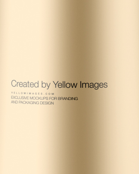 Matte Metallic Cosmetic Bottle Mockup PSD #1