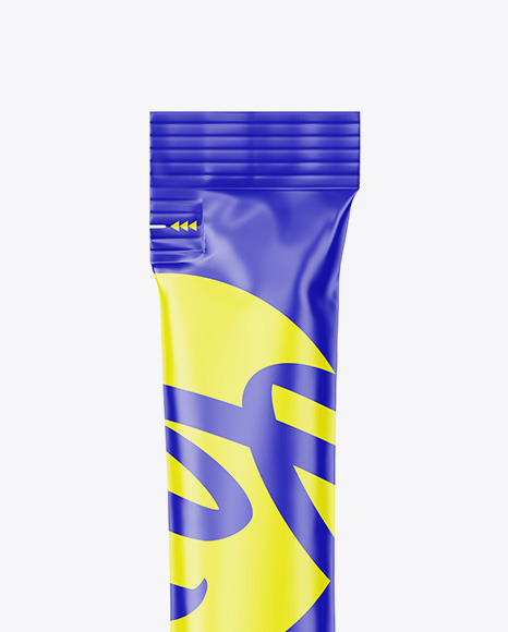 Matte Stick Sachet Mockup PSD #1