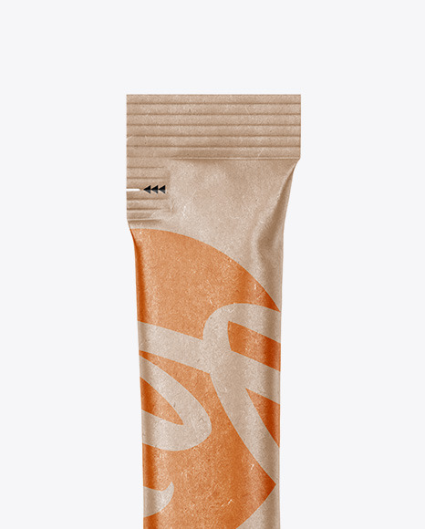 Kraft Stick Sachet Mockup PSD #1