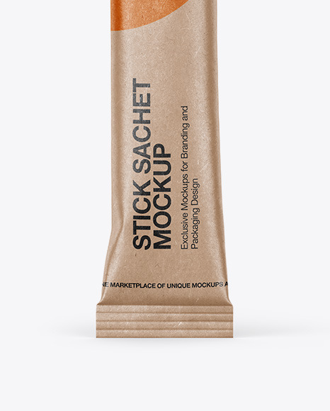 Kraft Stick Sachet Mockup PSD #6