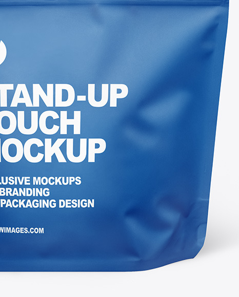 Matte Stand up Pouch Mockup PSD #5