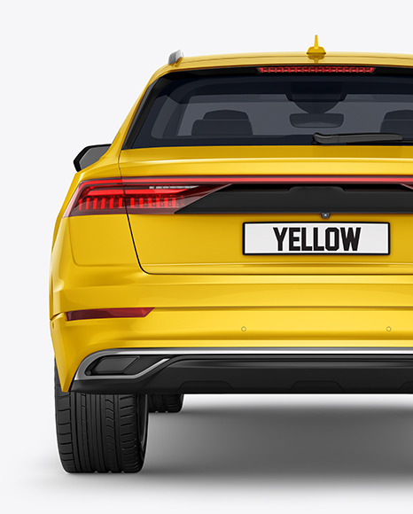 Crossover SUV - Back View