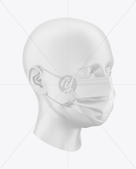 Download Face Mask Mockup In Apparel Mockups On Yellow Images Object Mockups