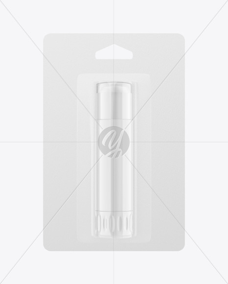 Glossy Glue Stick Blister Pack Mockup PSD #3