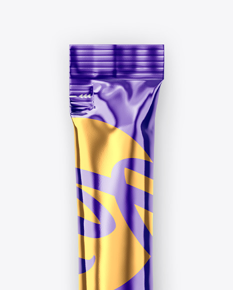 Metallic Stick Sachet Mockup PSD #7
