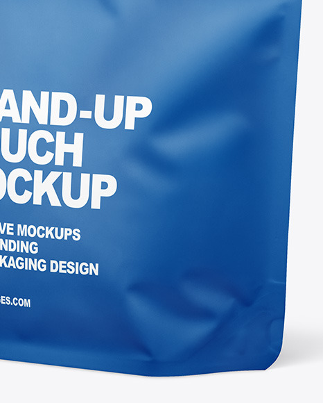 Matte Stand up Pouch Mockup PSD #6