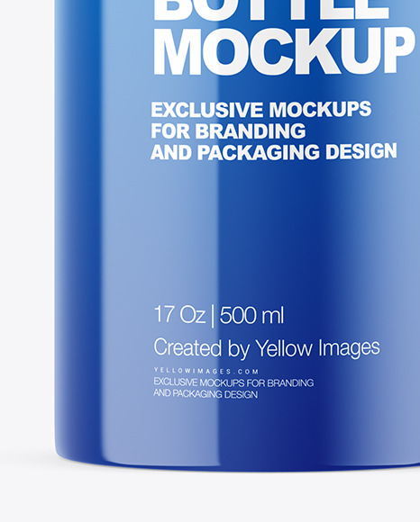 Glossy Sport Bottle Mockup PSD #6