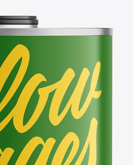 Tin Can with Matte Finish Mockup - Free Download Images High Quality ...