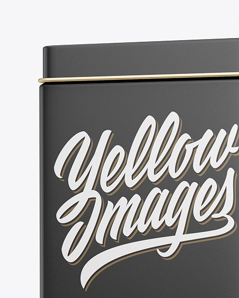 Glossy Tin Box Mockup PSD #2