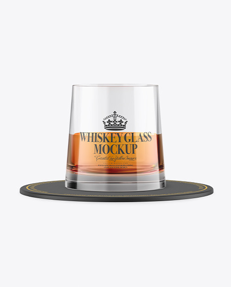 Whisky Glass Mockup PSD #2